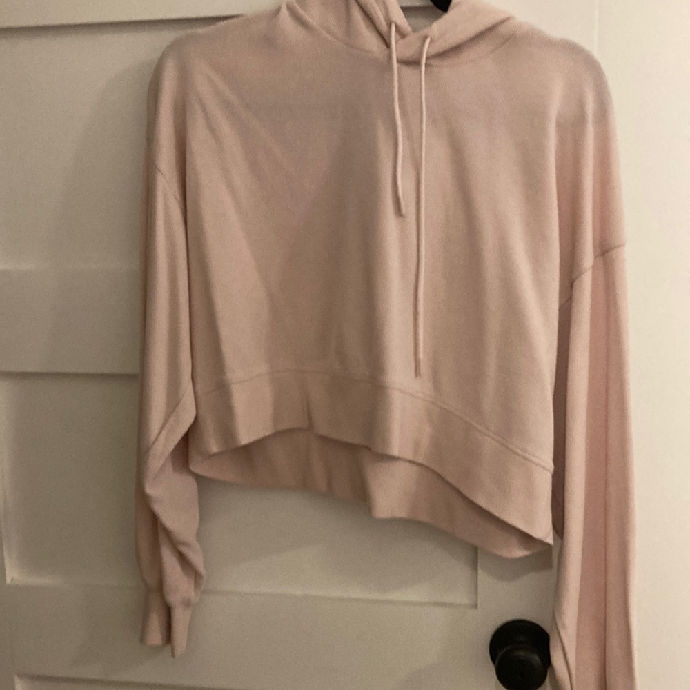 Aritzia waffle sweatshirt